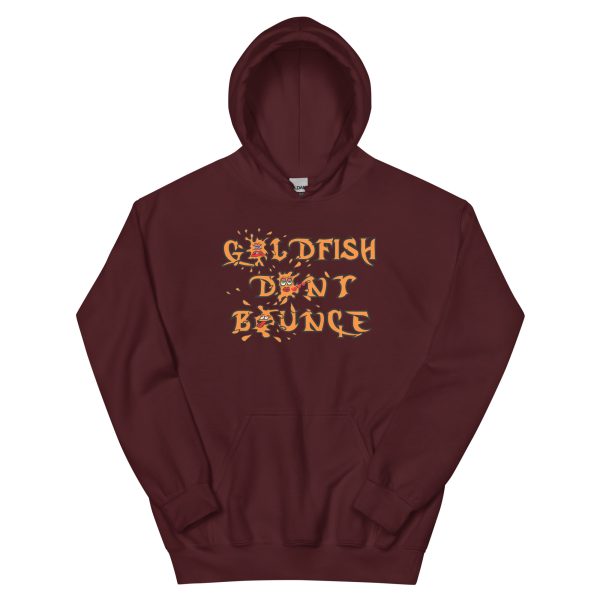 Goldfish Don't Bounce - Logo Classic Unisex Hoodie - Image 3