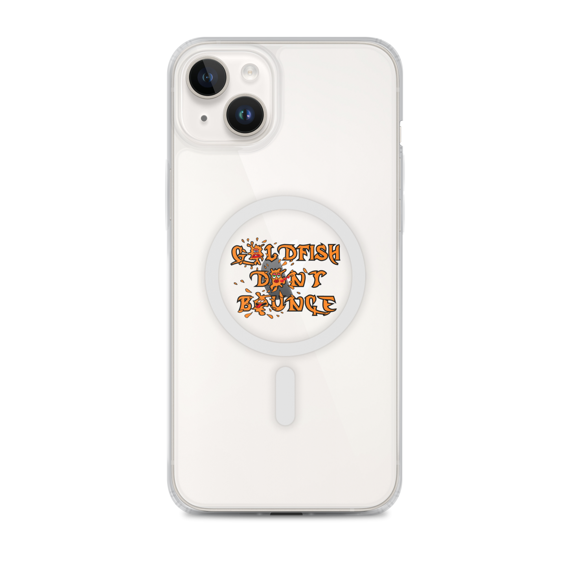 Goldfish Don't Bounce - MagSafe® clear case for iPhone® - Image 2