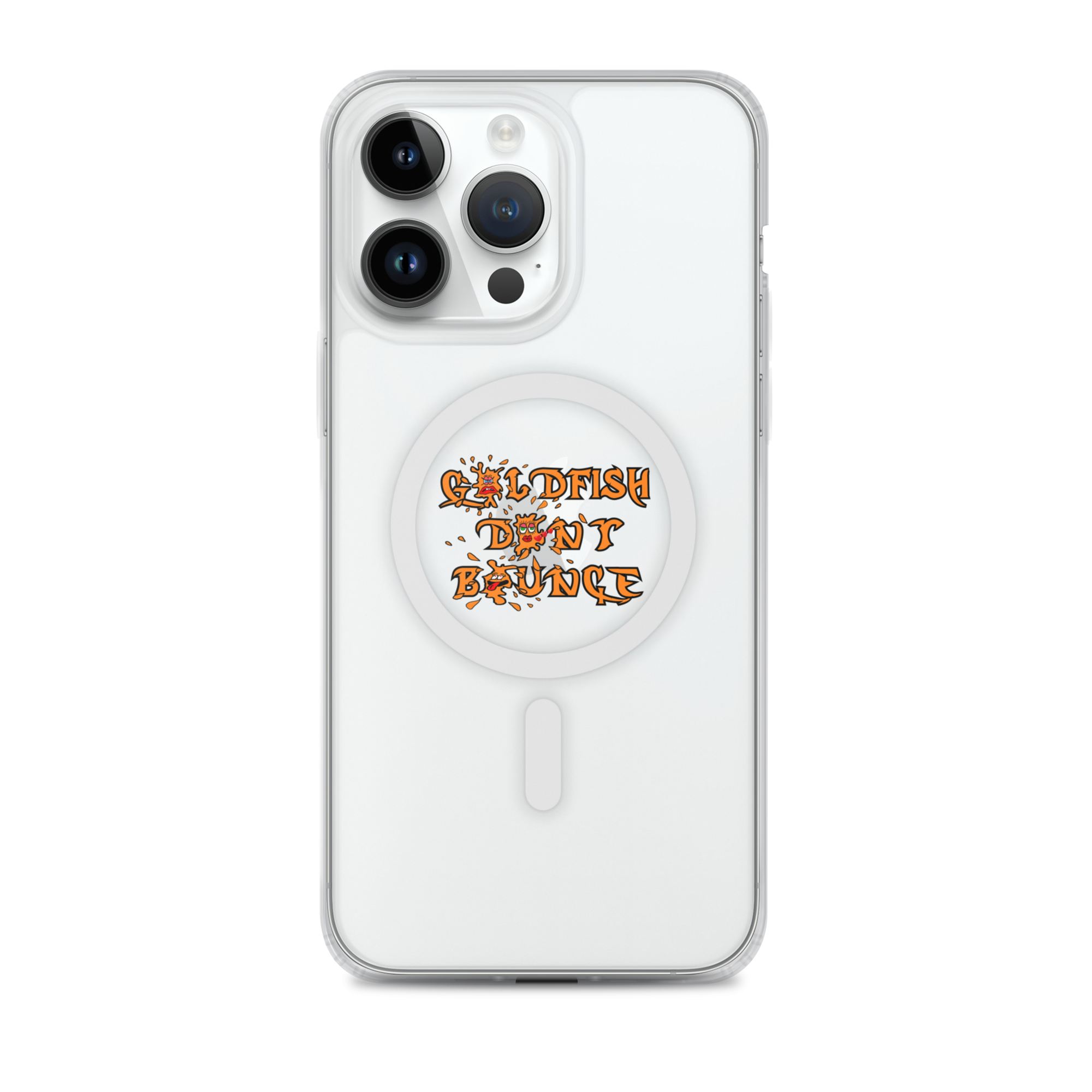 Goldfish Don't Bounce - MagSafe® clear case for iPhone® - Image 3
