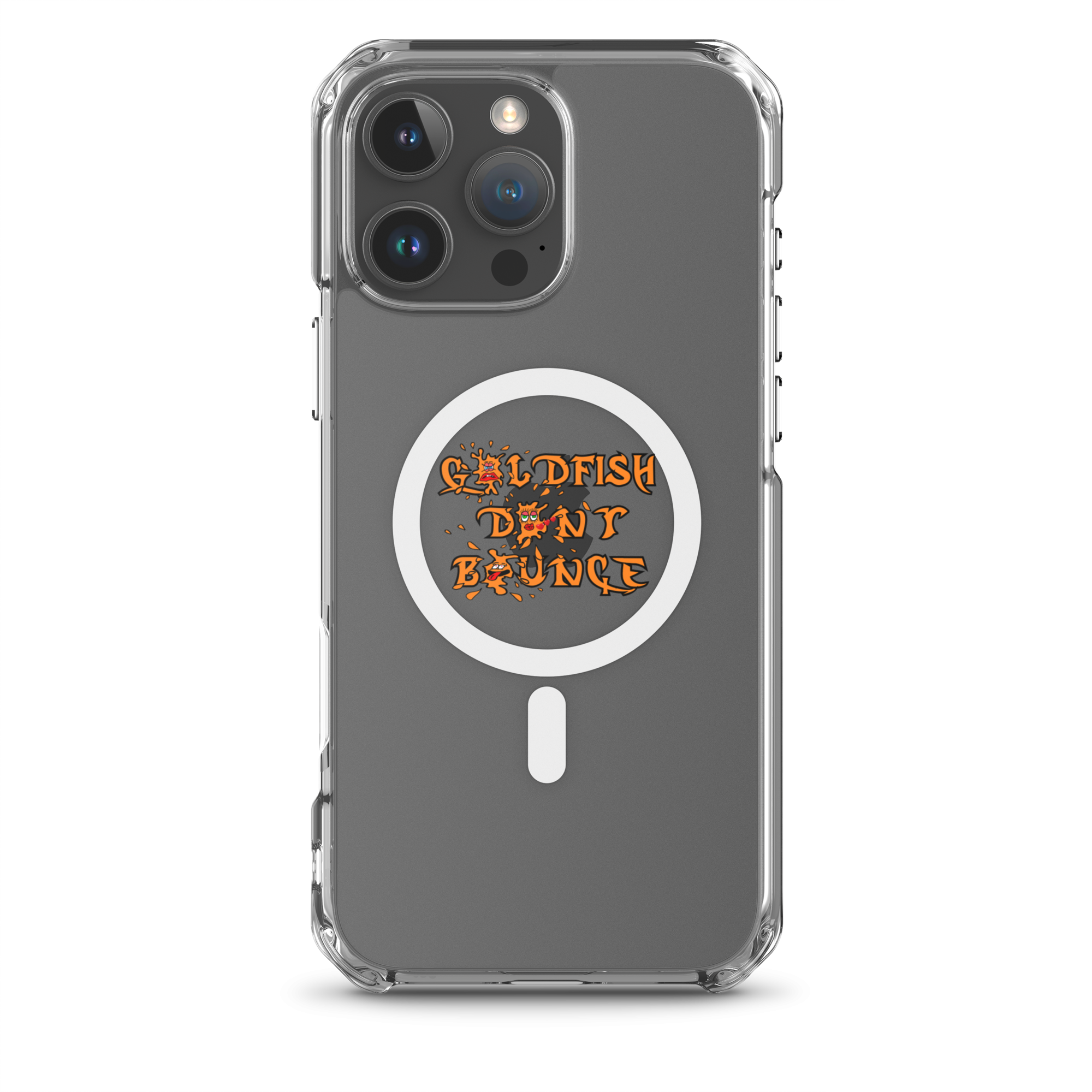 Goldfish Don't Bounce - MagSafe® clear case for iPhone®