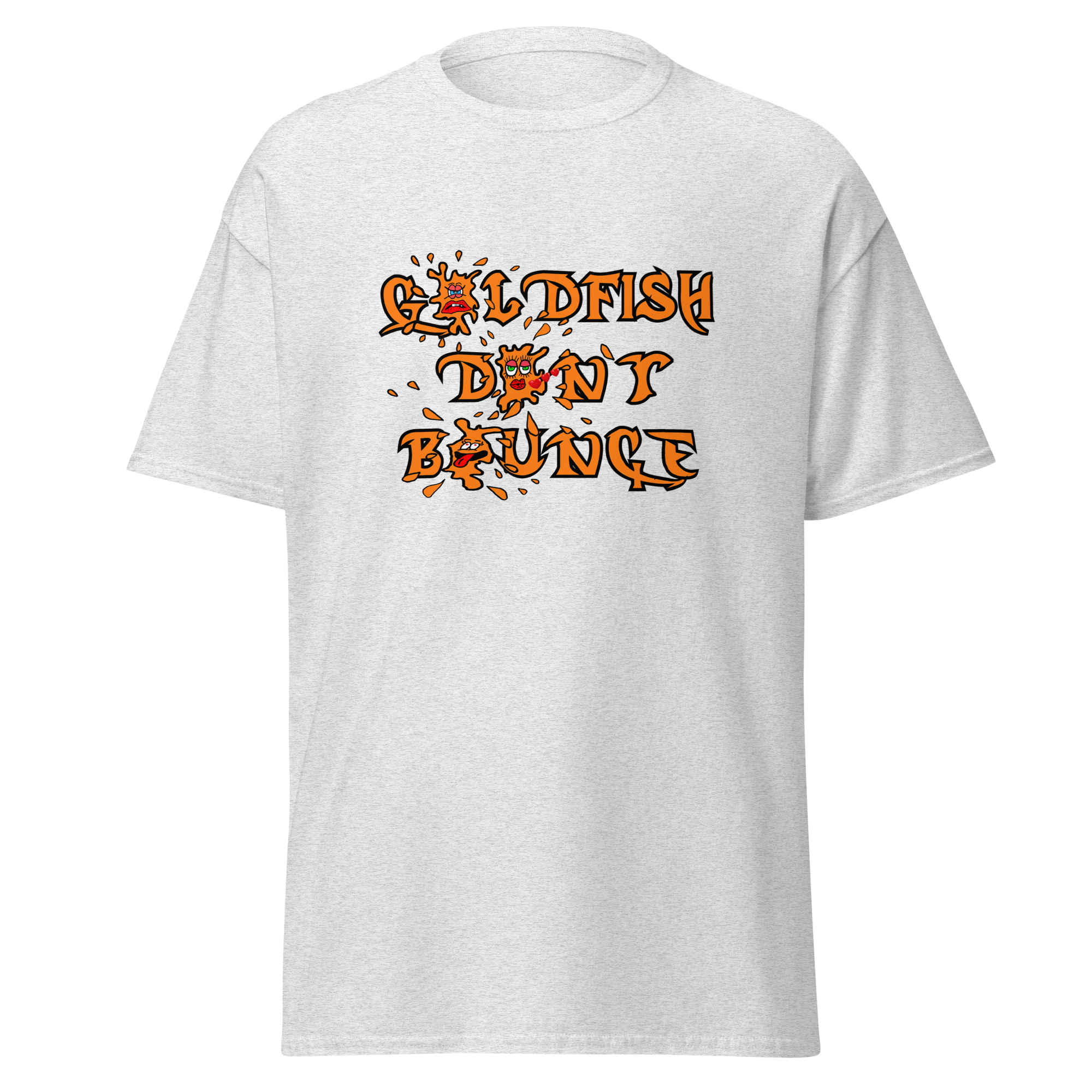 Goldfish Don't Bounce Logo Unisex Classic T-Shirt - Image 15