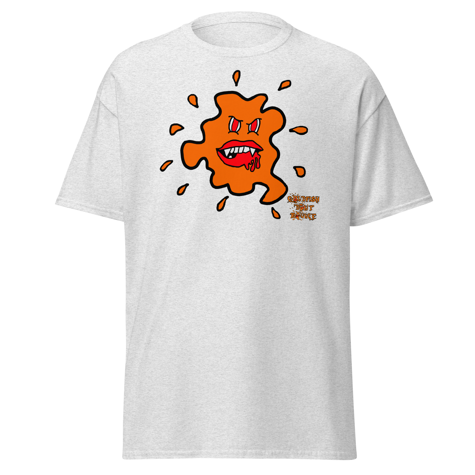 Goldfish Don't Bounce "Vampiro Fish" Unisex Classic T-Shirt - Image 15
