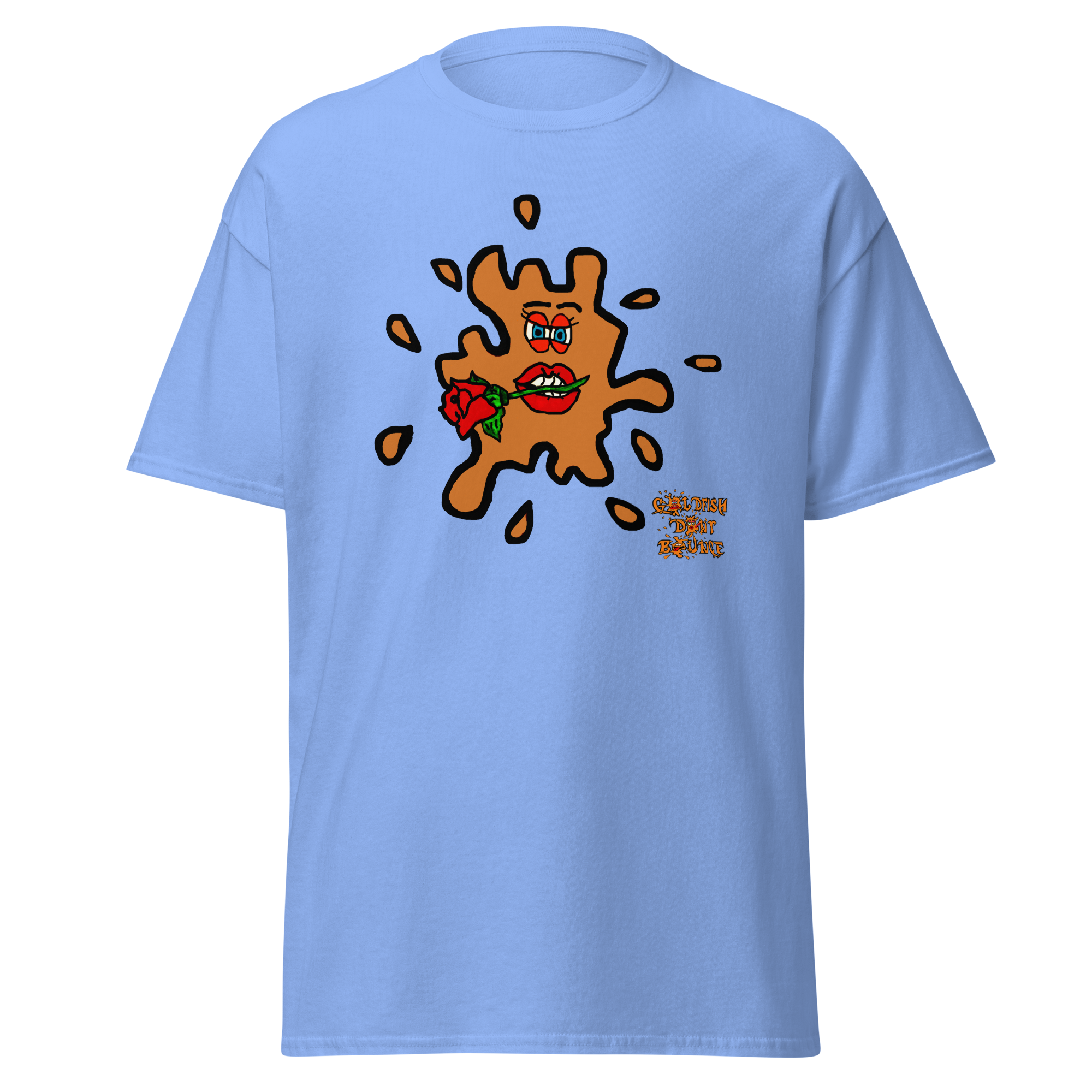 Goldfish Don't Bounce "Valentino Fish" Unisex Classic T-shirt - Image 10