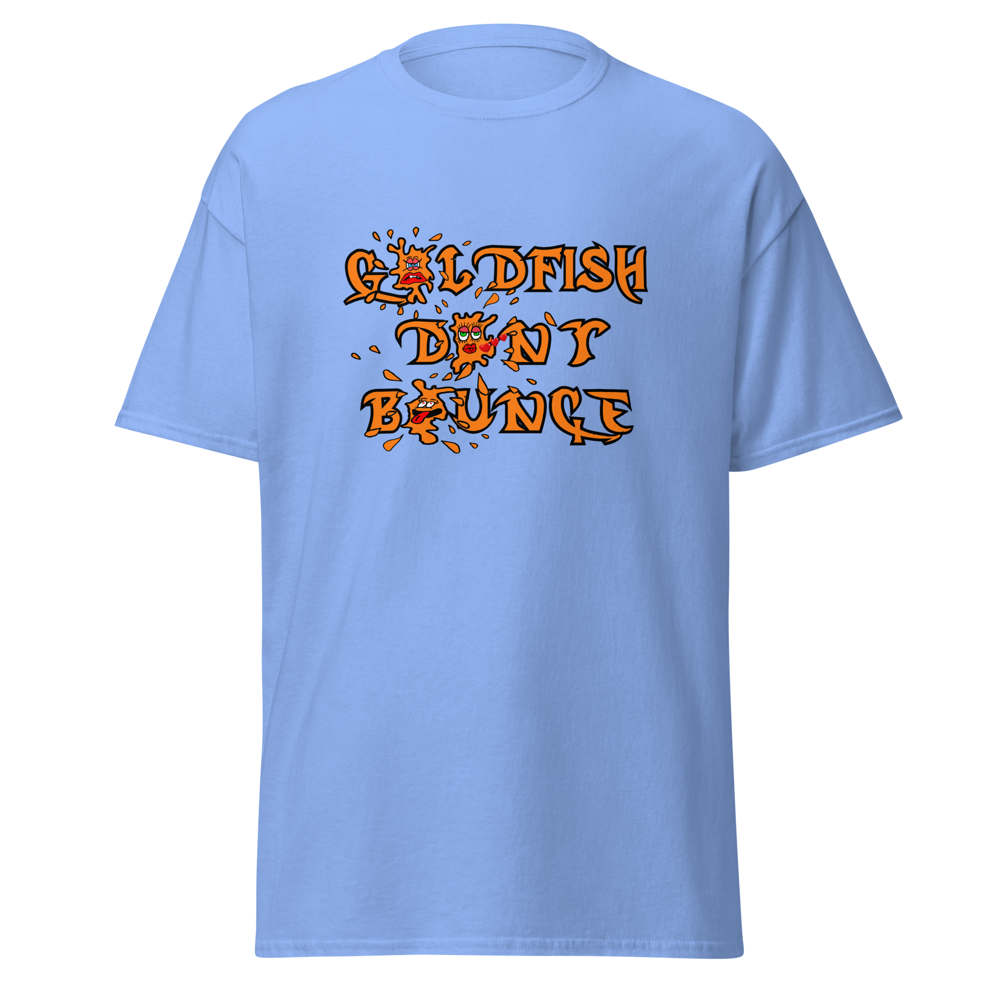 Goldfish Don't Bounce Logo Unisex Classic T-Shirt - Image 10
