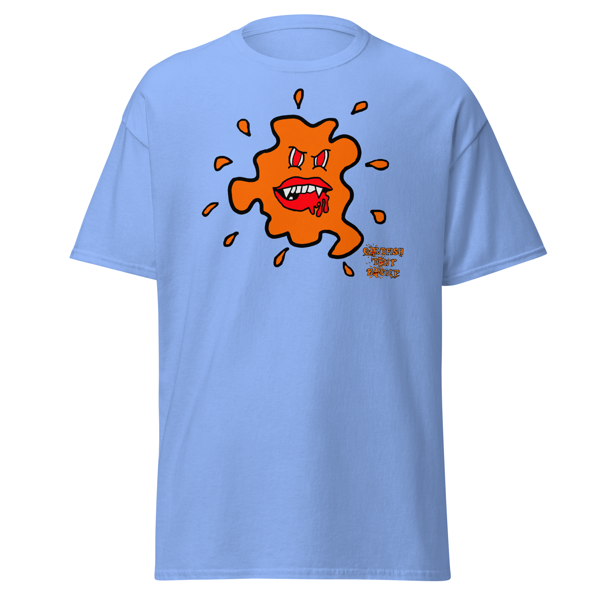 Goldfish Don't Bounce "Vampiro Fish" Unisex Classic T-Shirt - Image 10