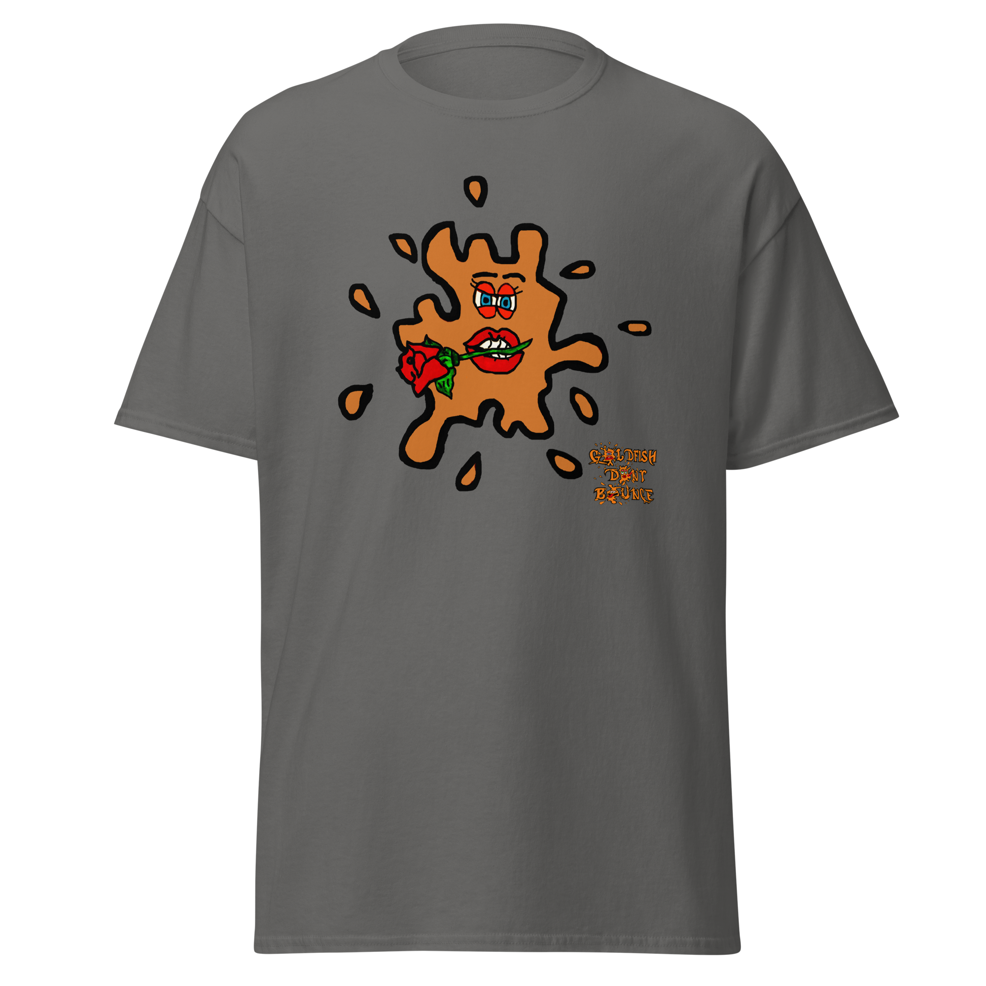 Goldfish Don't Bounce "Valentino Fish" Unisex Classic T-shirt - Image 8