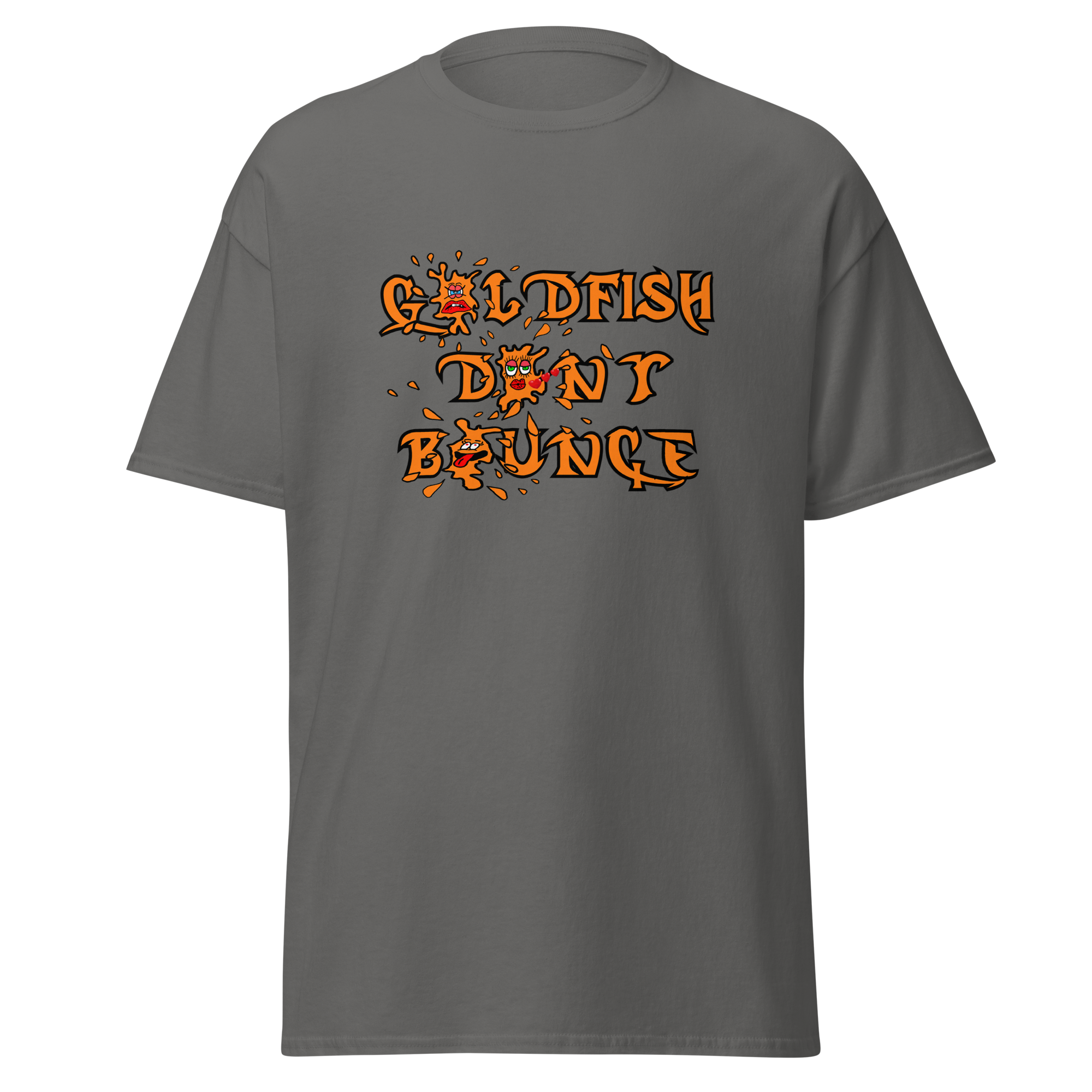 Goldfish Don't Bounce Logo Unisex Classic T-Shirt - Image 8