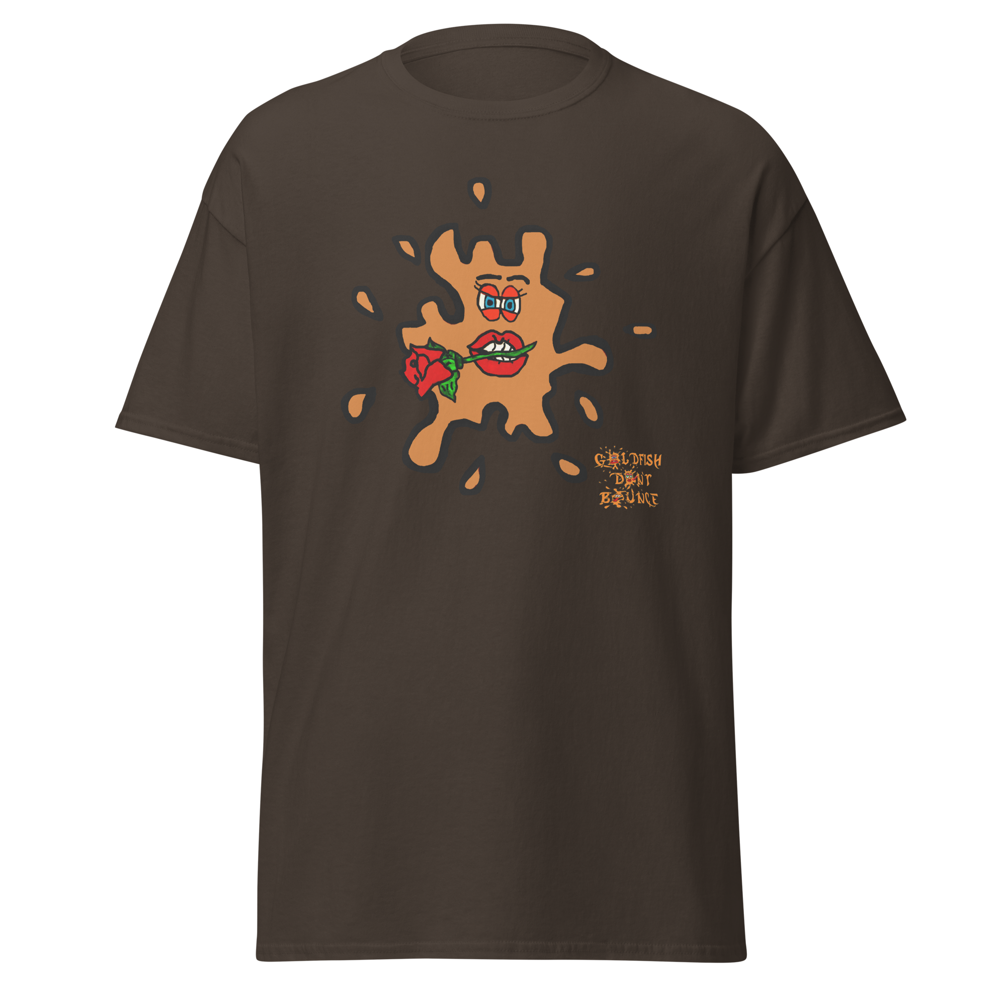Goldfish Don't Bounce "Valentino Fish" Unisex Classic T-shirt - Image 5