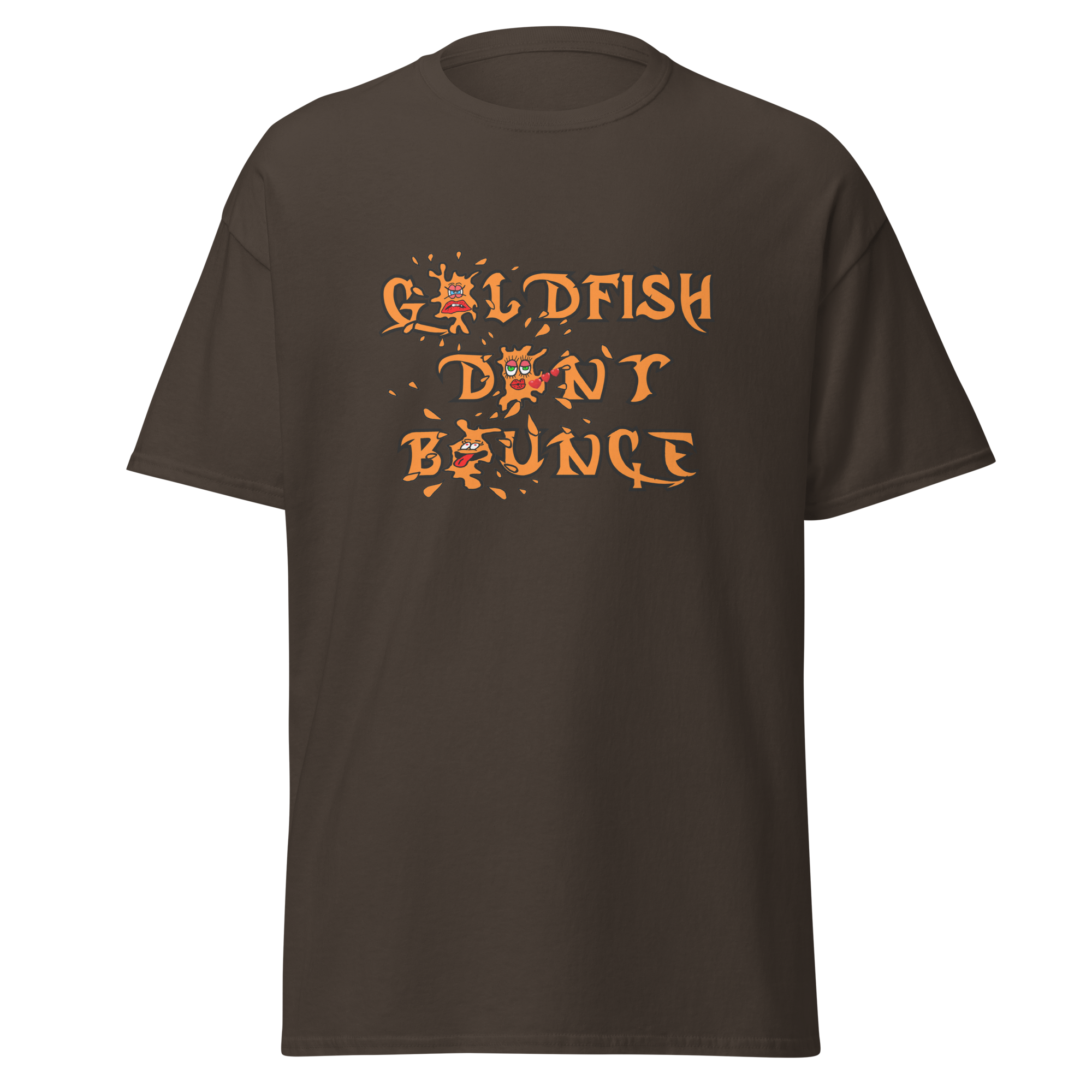 Goldfish Don't Bounce Logo Unisex Classic T-Shirt - Image 5