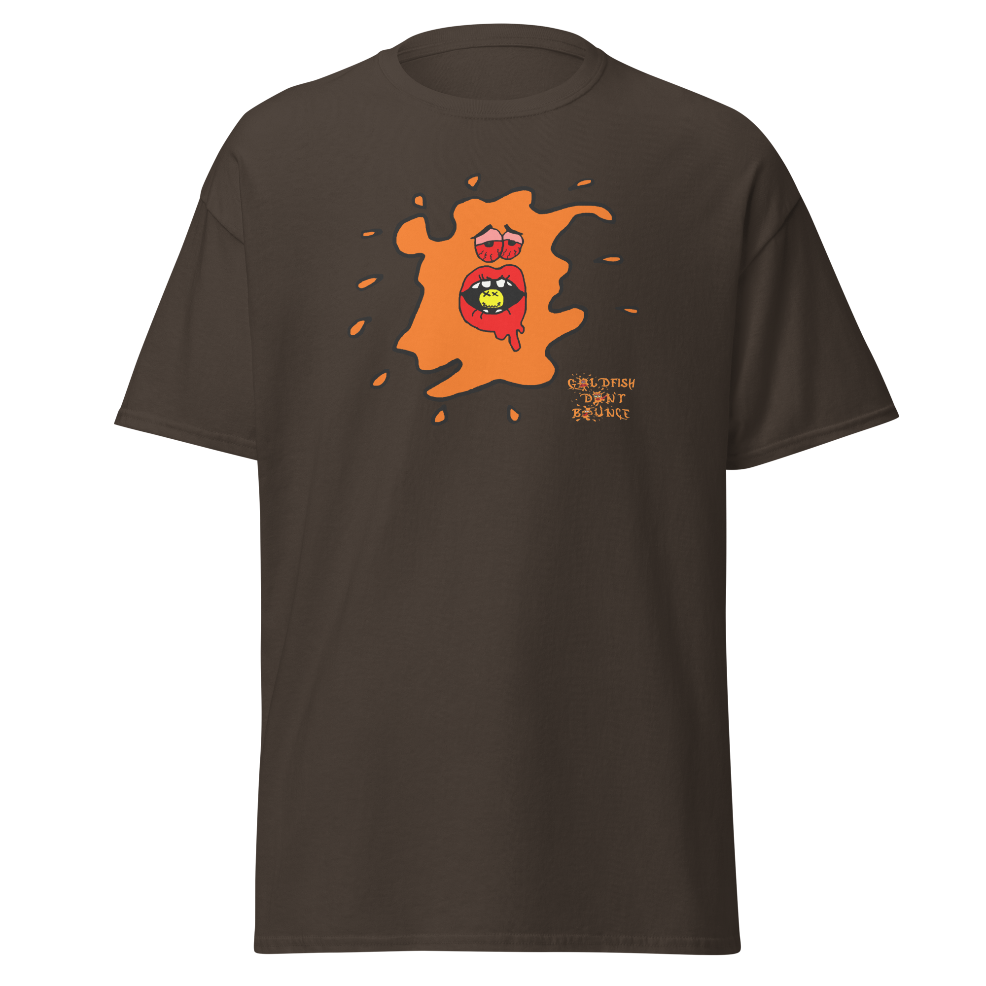 Goldfish Don't Bounce "Ebeneezer Fish" Unisex Classic T-Shirt - Image 5