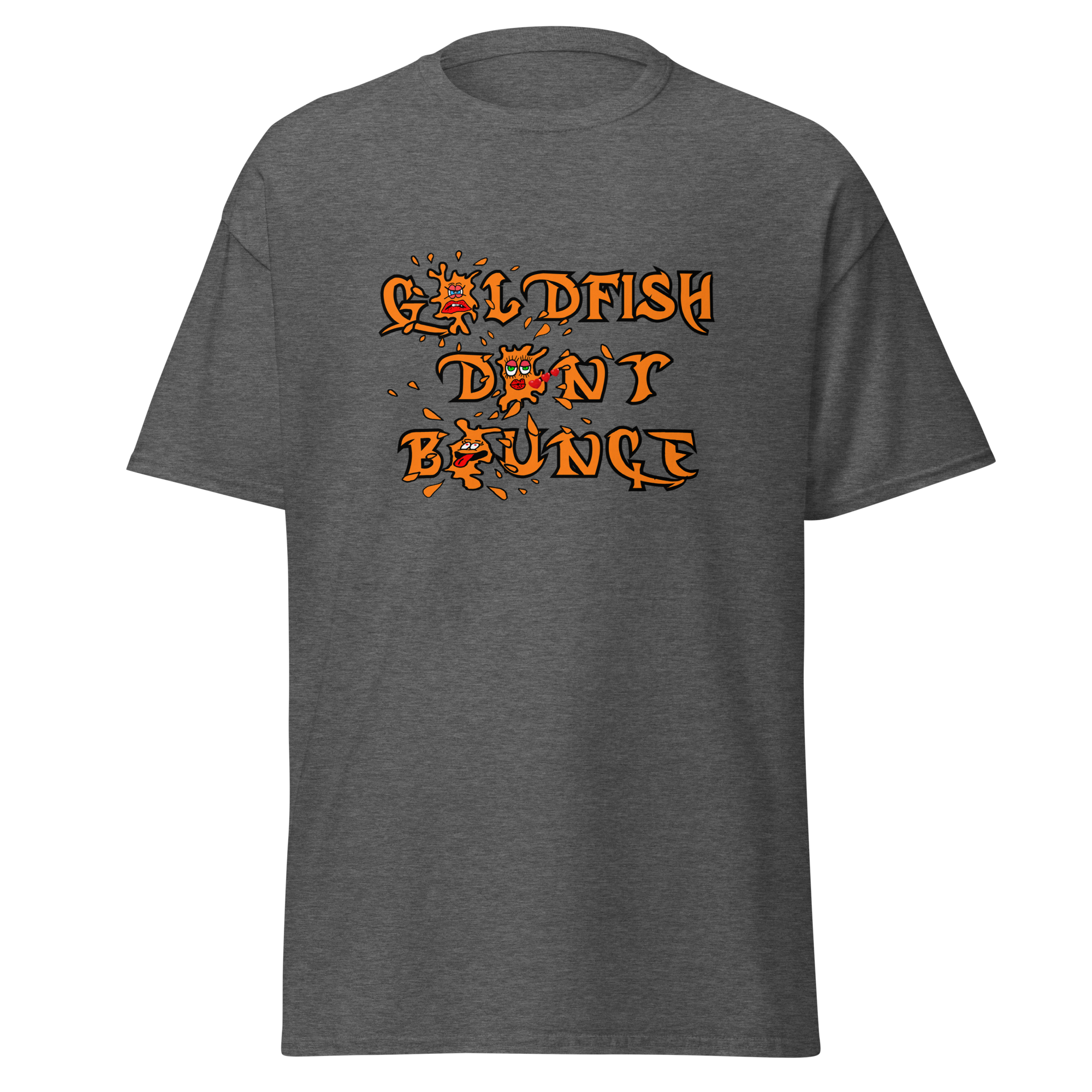 Goldfish Don't Bounce Logo Unisex Classic T-Shirt - Image 7