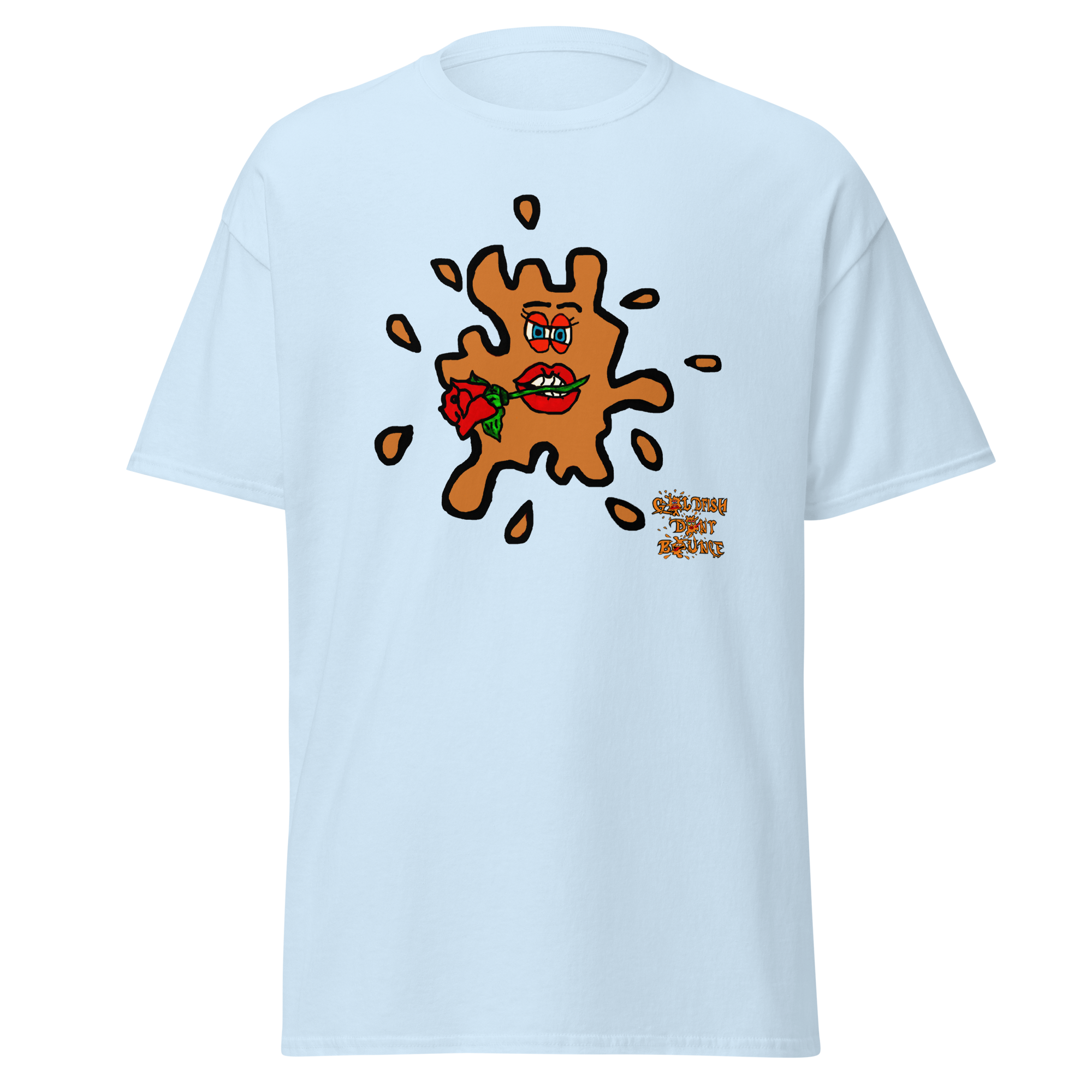 Goldfish Don't Bounce "Valentino Fish" Unisex Classic T-shirt - Image 14