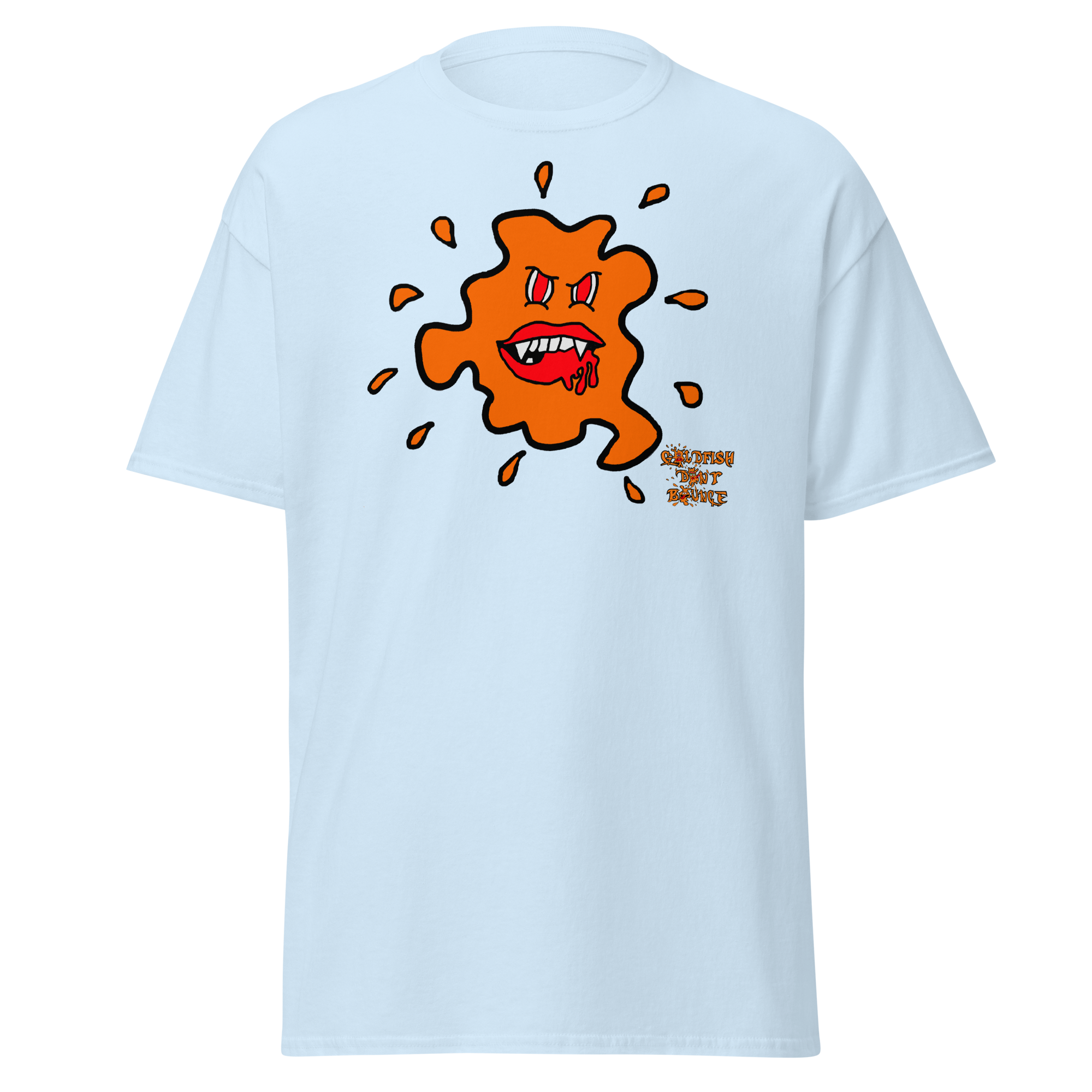 Goldfish Don't Bounce "Vampiro Fish" Unisex Classic T-Shirt - Image 14
