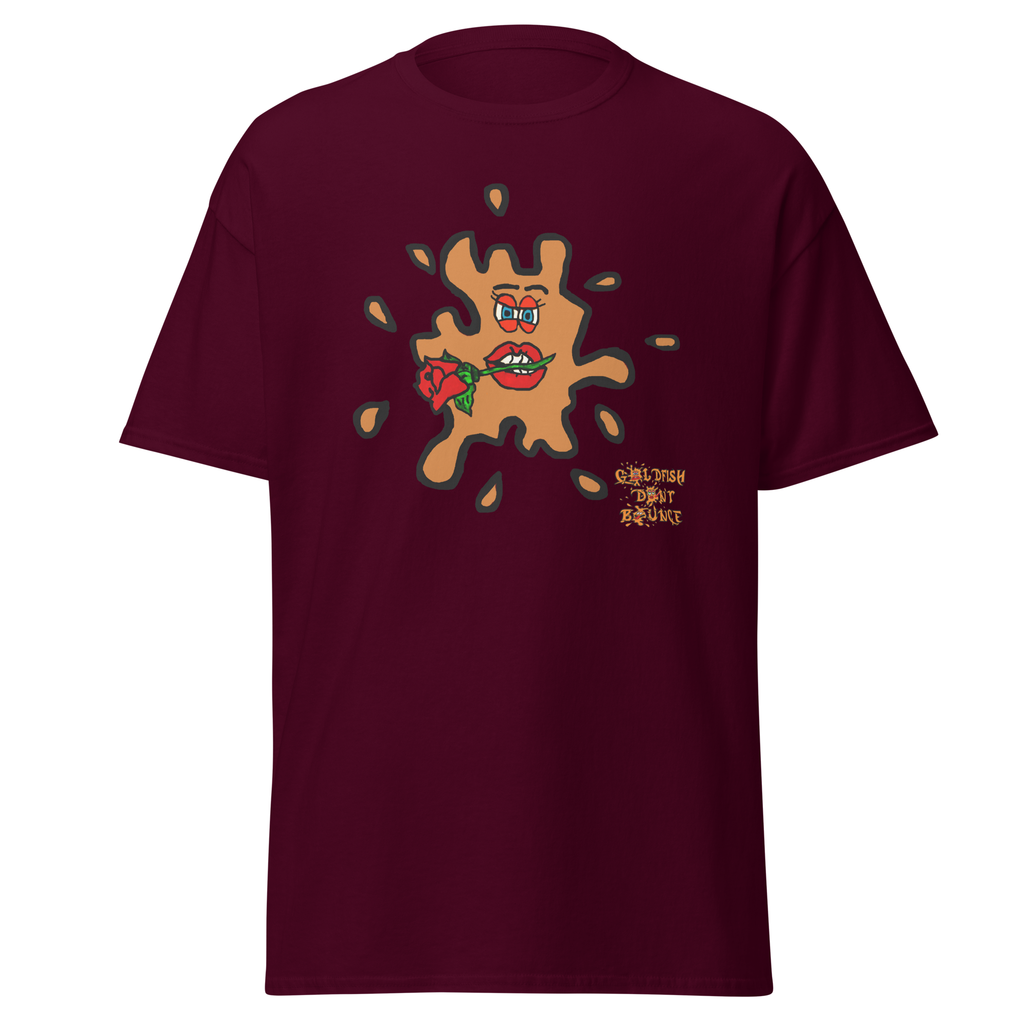 Goldfish Don't Bounce "Valentino Fish" Unisex Classic T-shirt - Image 2