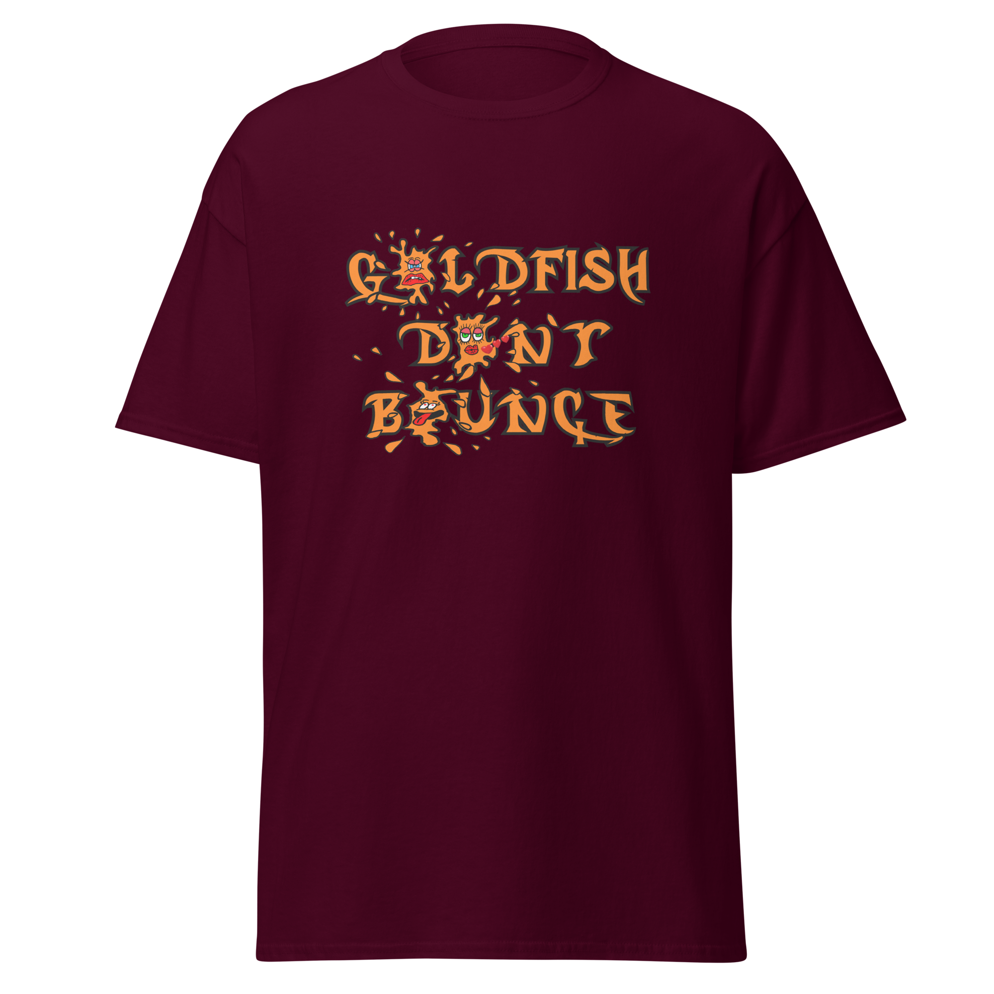 Goldfish Don't Bounce Logo Unisex Classic T-Shirt - Image 2