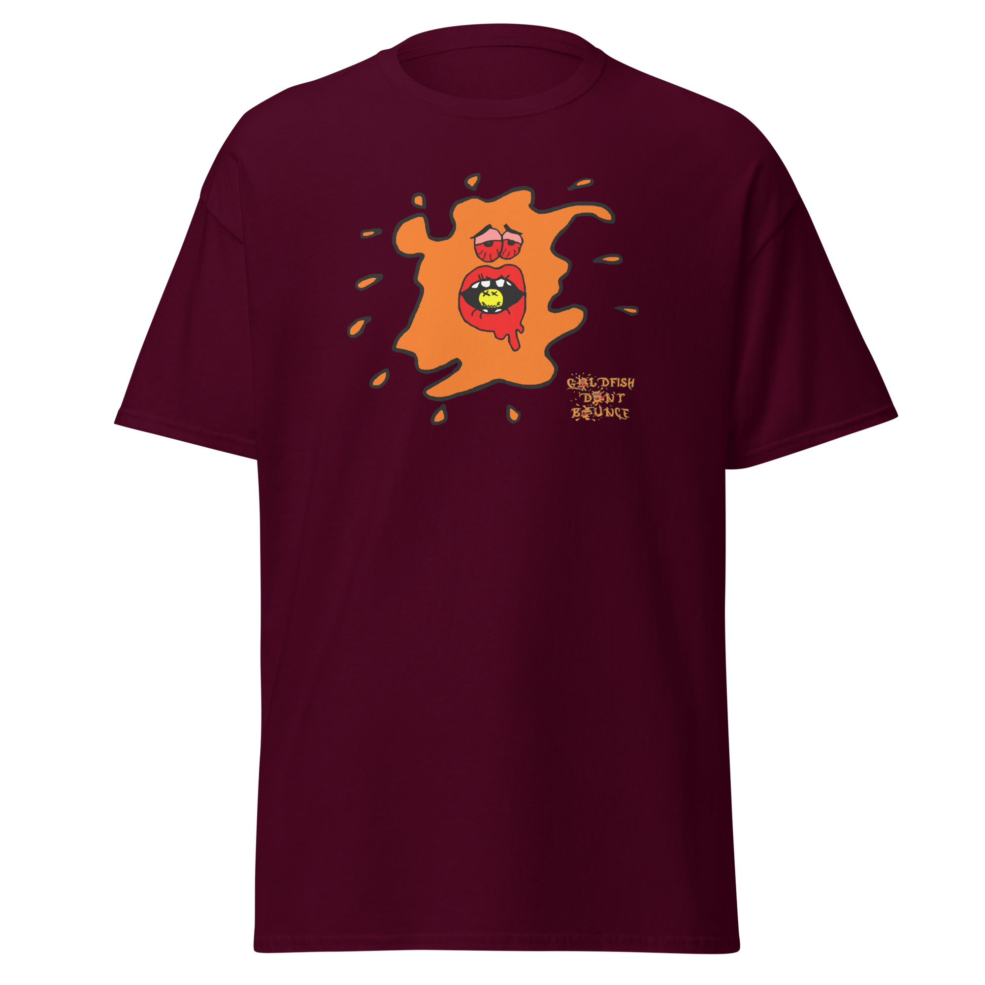 Goldfish Don't Bounce "Ebeneezer Fish" Unisex Classic T-Shirt - Image 2