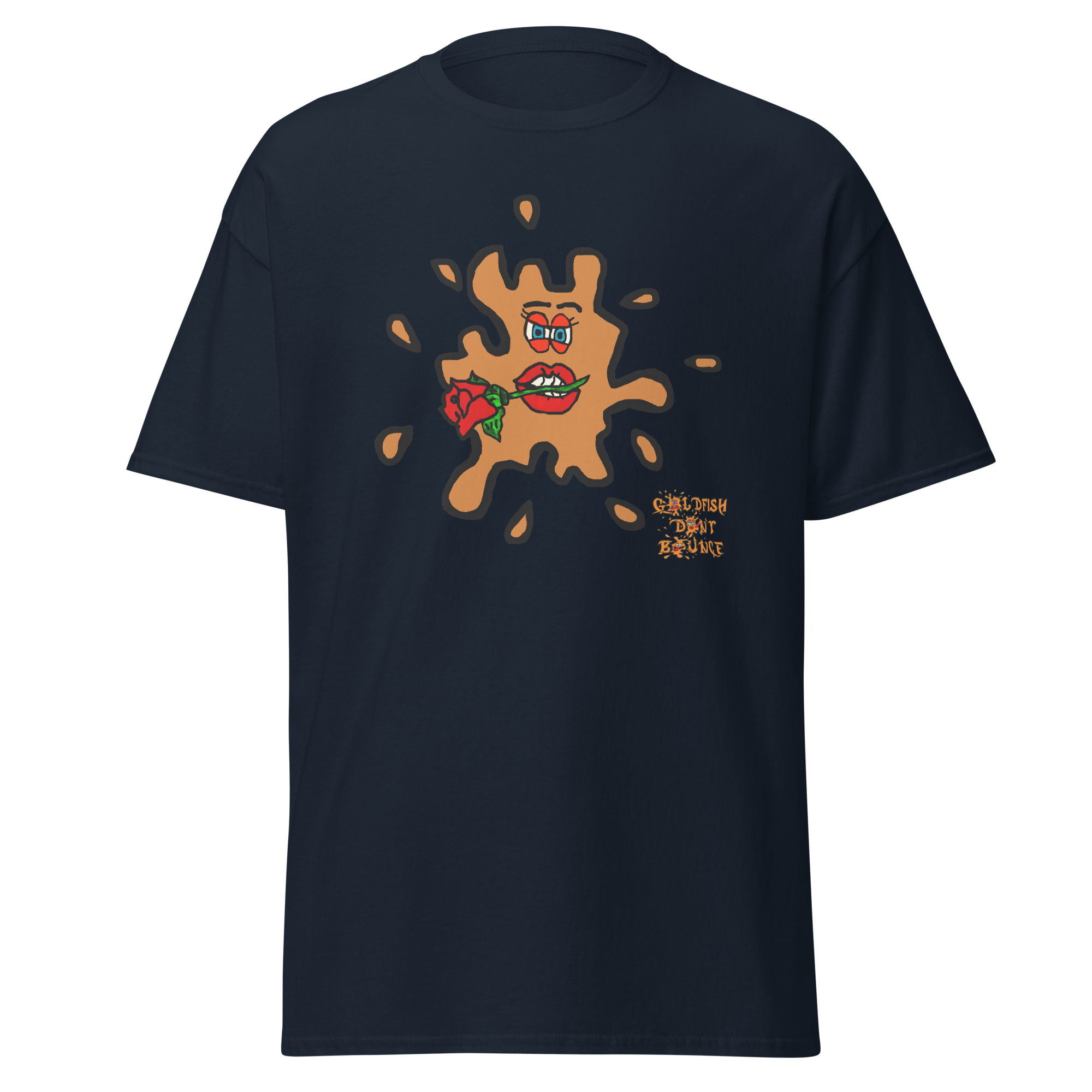 Goldfish Don't Bounce "Valentino Fish" Unisex Classic T-shirt - Image 3