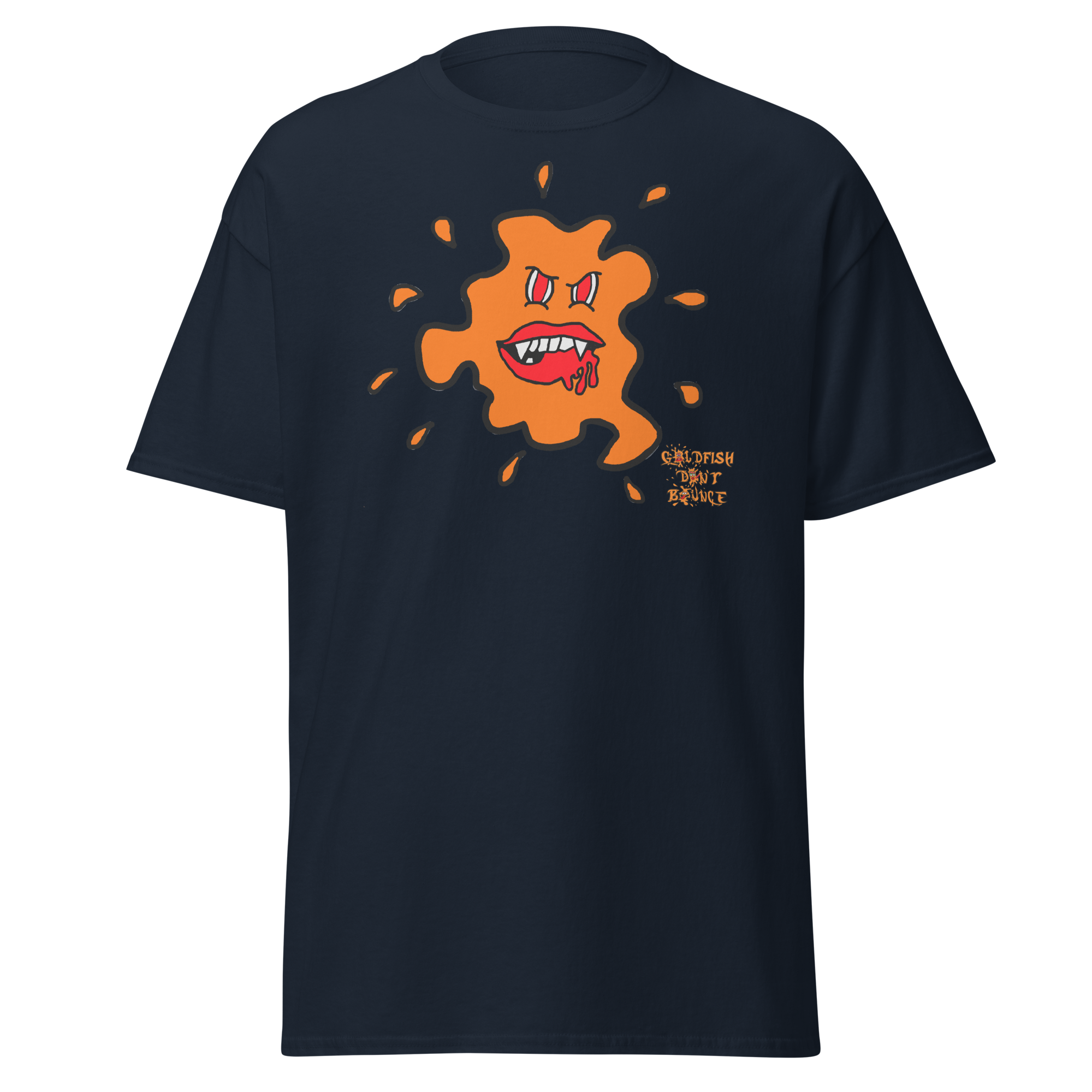 Goldfish Don't Bounce "Vampiro Fish" Unisex Classic T-Shirt - Image 3