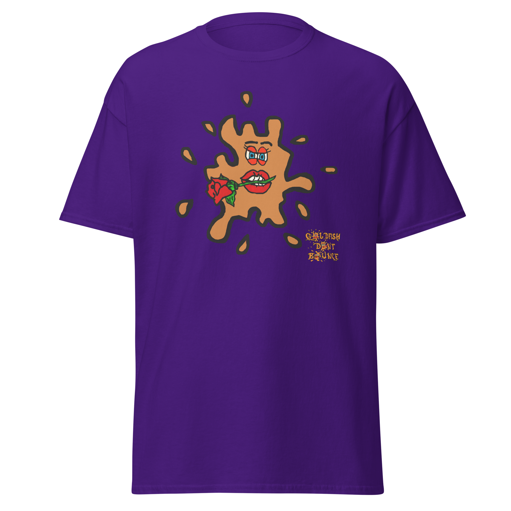 Goldfish Don't Bounce "Valentino Fish" Unisex Classic T-shirt - Image 4