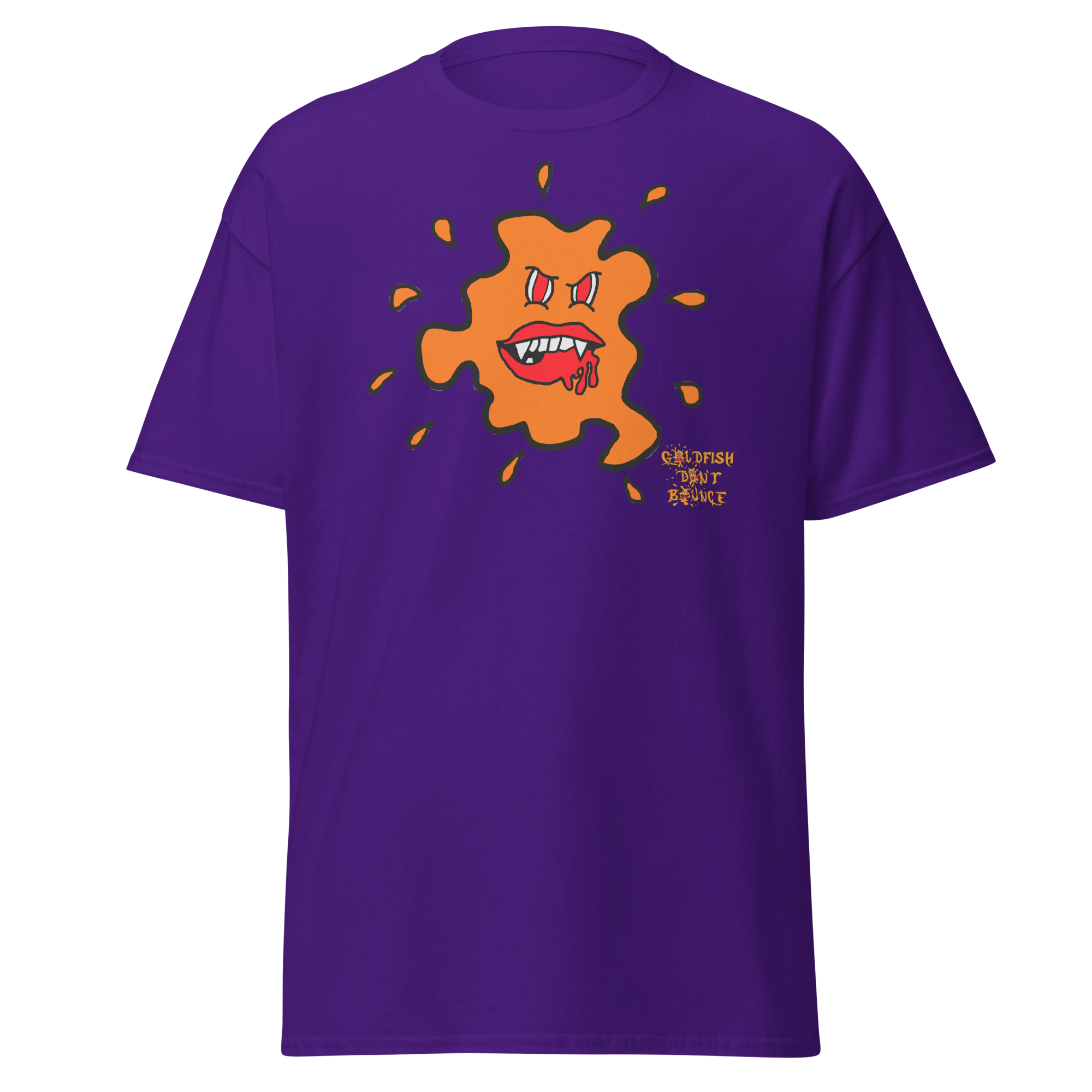 Goldfish Don't Bounce "Vampiro Fish" Unisex Classic T-Shirt - Image 4