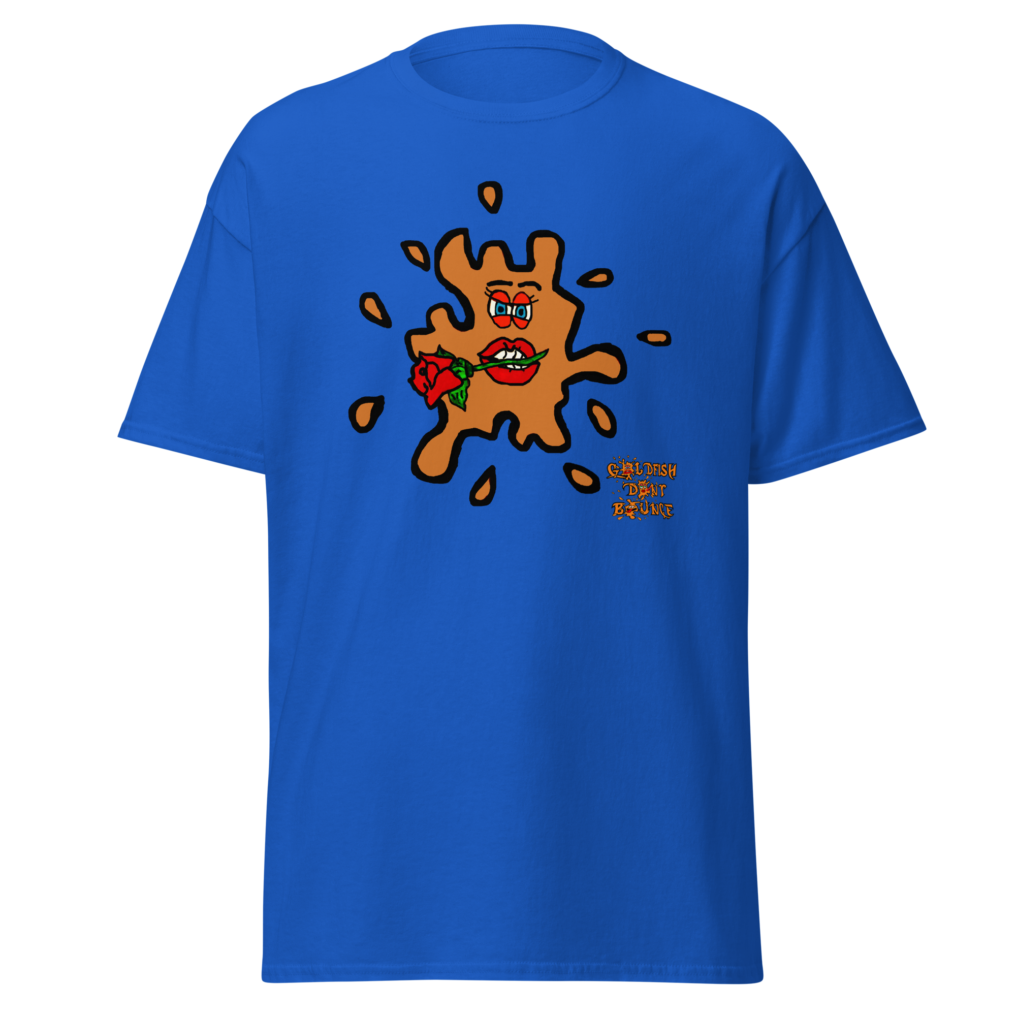 Goldfish Don't Bounce "Valentino Fish" Unisex Classic T-shirt - Image 6