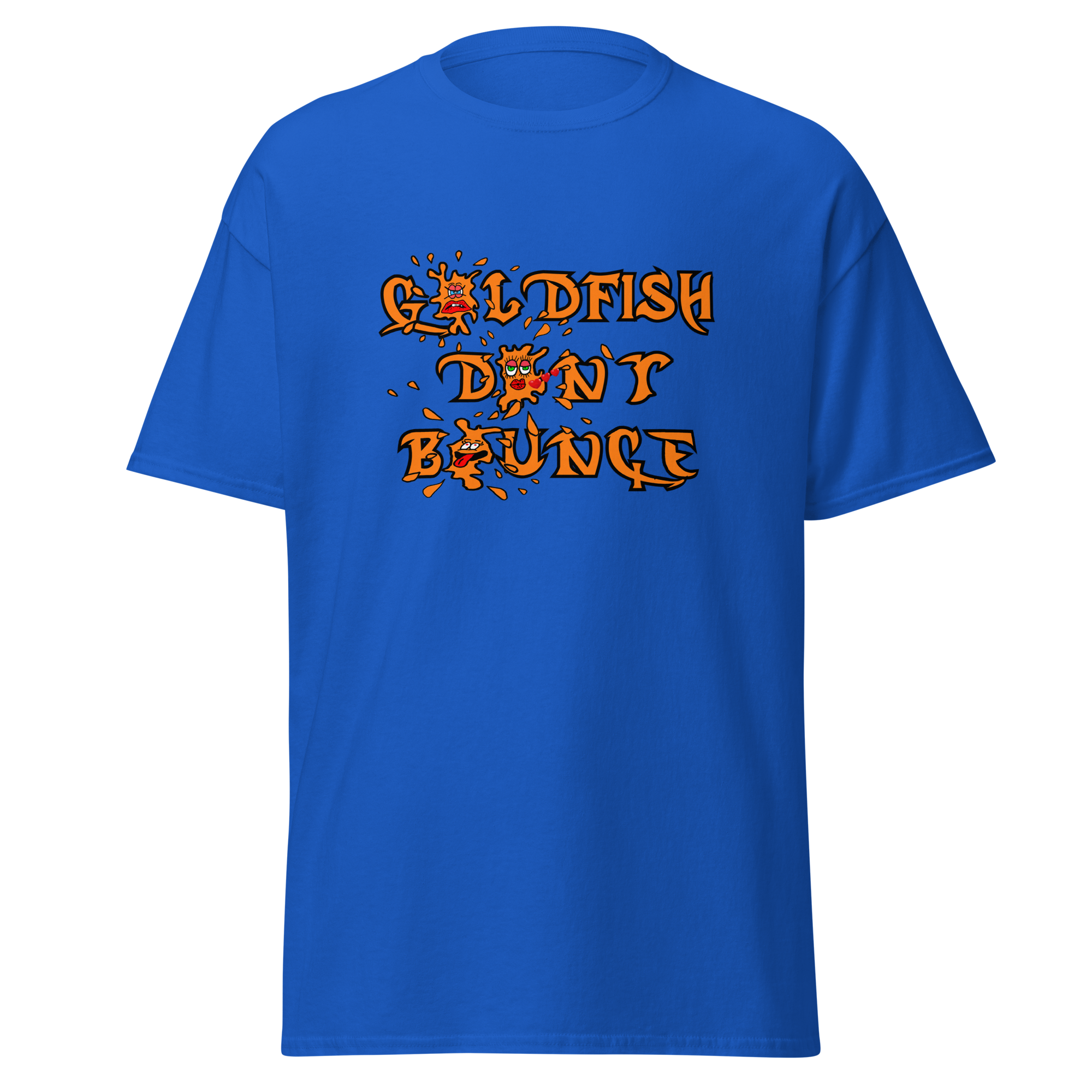 Goldfish Don't Bounce Logo Unisex Classic T-Shirt - Image 6