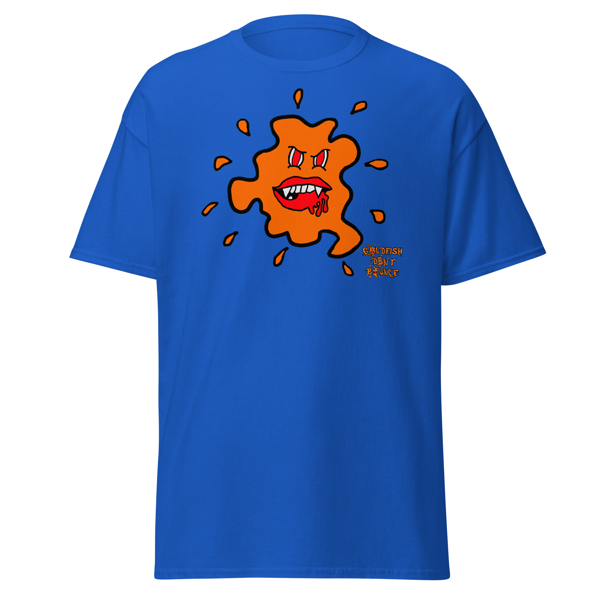Goldfish Don't Bounce "Vampiro Fish" Unisex Classic T-Shirt - Image 6
