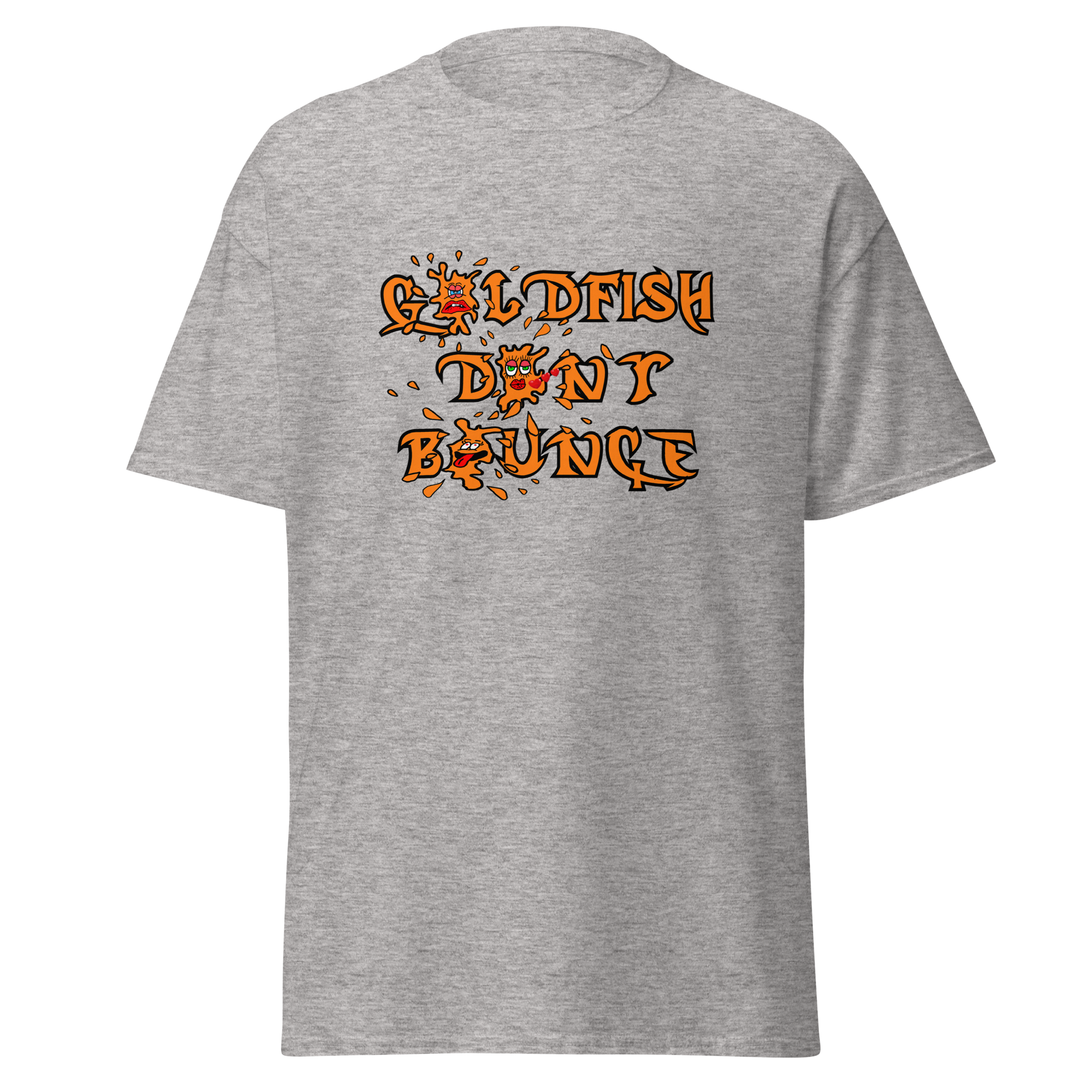 Goldfish Don't Bounce Logo Unisex Classic T-Shirt - Image 11