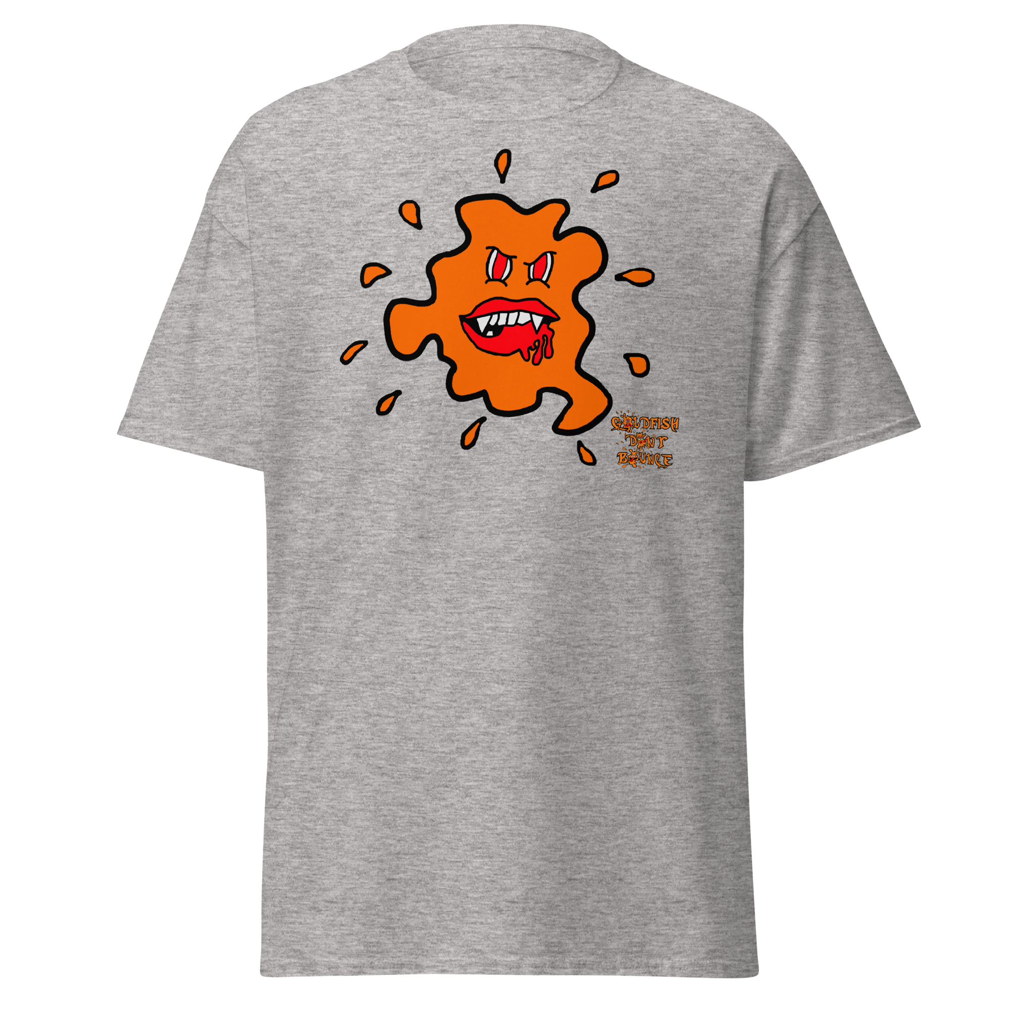 Goldfish Don't Bounce "Vampiro Fish" Unisex Classic T-Shirt - Image 11
