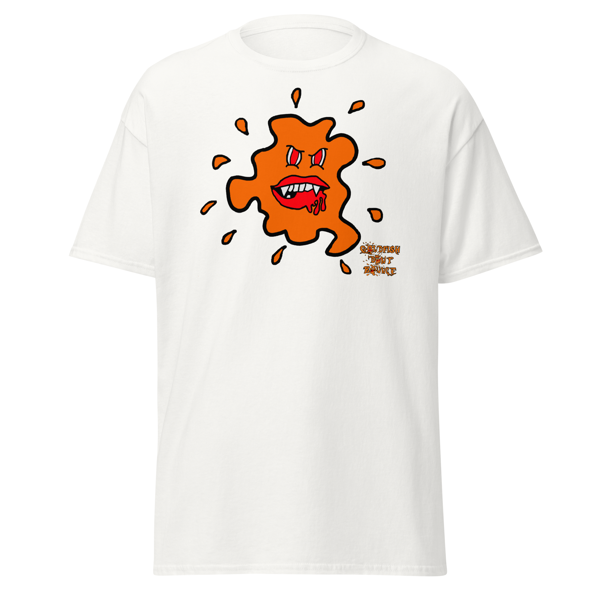 Goldfish Don't Bounce "Vampiro Fish" Unisex Classic T-Shirt - Image 16
